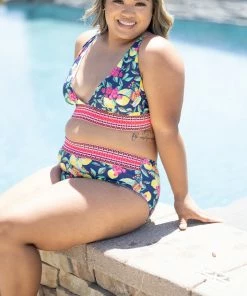 Boutique Simplified Apparel Midnight Berry Bikini