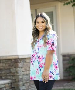 Boutique Simplified Apparel Heavenly Floral Babydoll