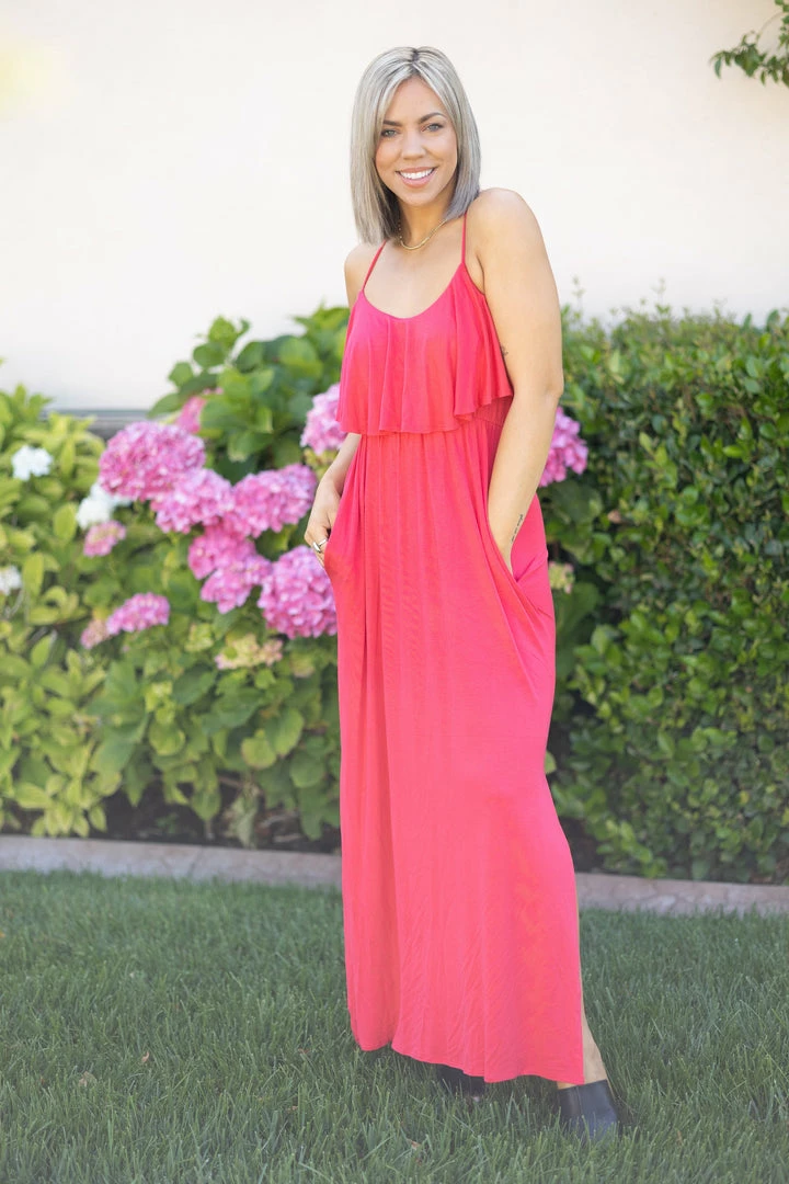 Boutique Simplified Apparel Unleash Your Beauty - Coral Maxi 2 Boutique Simplified Apparel Unleash Your Beauty - Coral Maxi