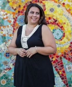 Boutique Simplified You Are My Why Crochet Tank