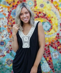 Boutique Simplified You Are My Why Crochet Tank