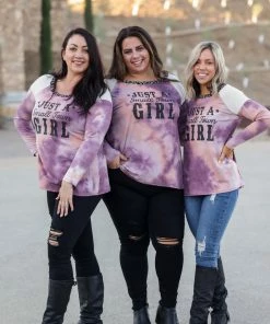 Boutique Simplified Just A Small Town Girl Long Sleeve Top