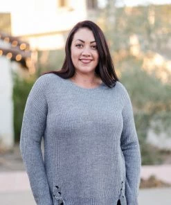 Boutique Simplified Shimmering Dreams Pullover