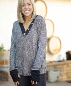 Boutique Simplified One And Only Thumbhole Top