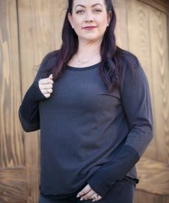 Boutique Simplified Graphite Thumbhole Thermal