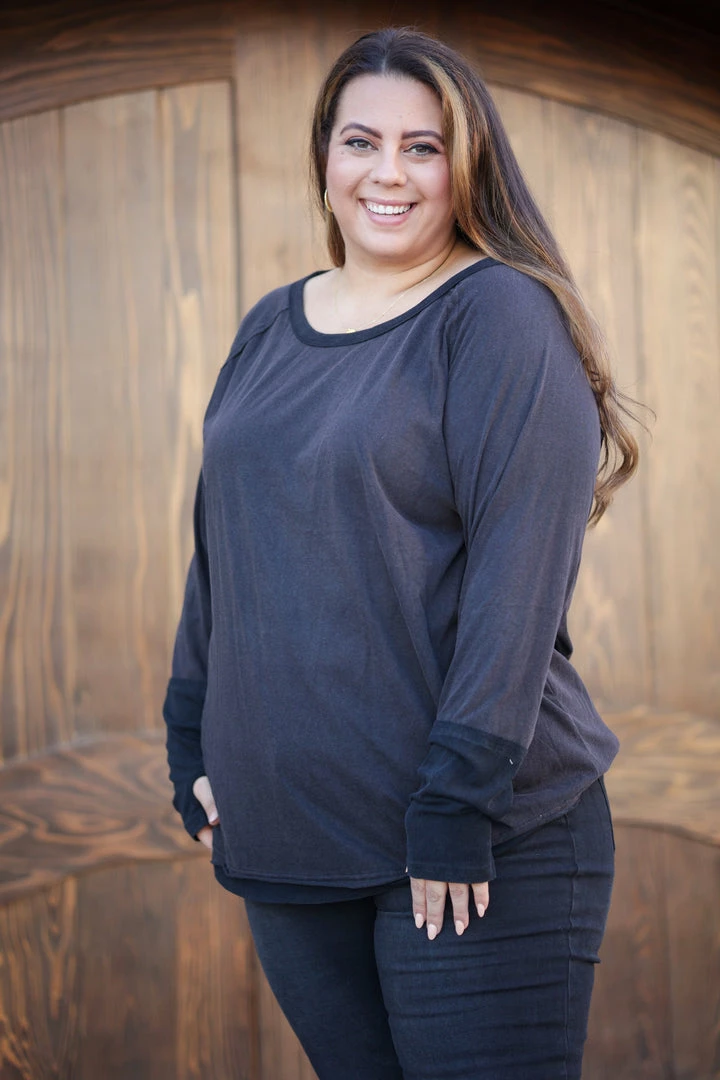 Boutique Simplified Graphite Thumbhole Thermal 3 Boutique Simplified Graphite Thumbhole Thermal