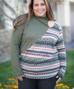 Boutique Simplified Wonderland Aztec Long Sleeve