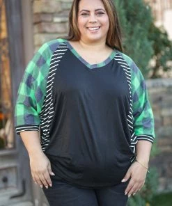 Boutique Simplified Jet Setter 3/4 Sleeve Top 6 Boutique Simplified Jet Setter 3/4 Sleeve Top