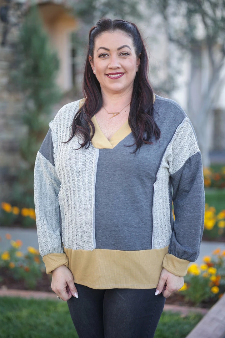 Boutique Simplified Ultimate Colorblock Sweater 2 Boutique Simplified Ultimate Colorblock Sweater