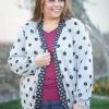 Boutique Simplified Too Dot To Handle Hacci Cardigan