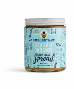 Grey House Goods Sales Shop 8 Bumbleberry Farms Sea Salt Caramel Honey Cream Spread - 8OZ