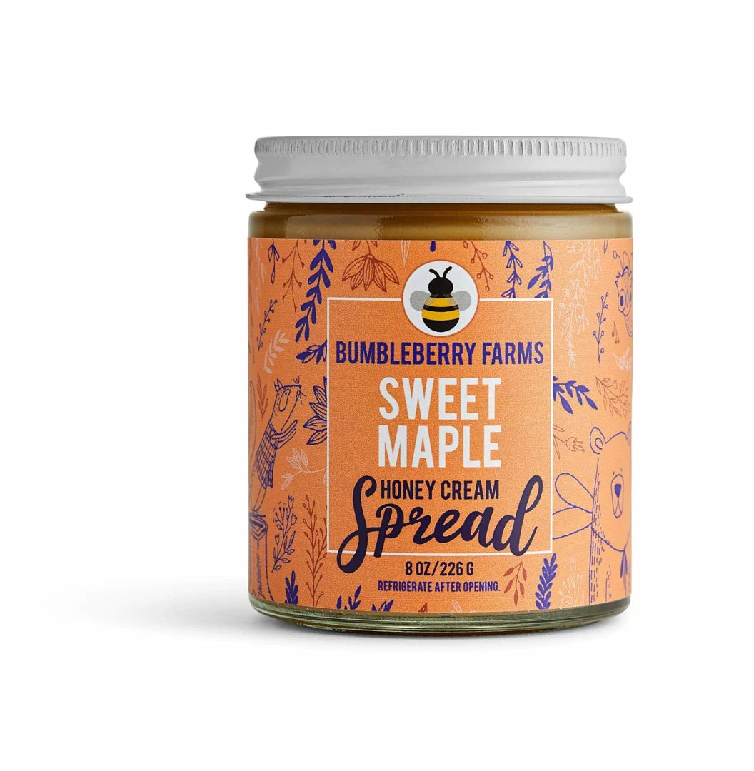 Bumbleberry Farms Sweet Maple Honey Cream Spread 1 Bumbleberry Farms Sweet Maple Honey Cream Spread