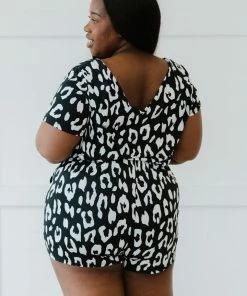 Trendsi Like An Animal Printed Romper (GHG-S, 2X) 21 Trendsi Like An Animal Printed Romper (GHG-S, 2X)