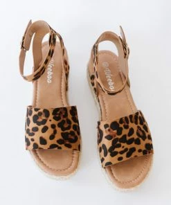 Trendsi Every Step Espadrille Platform Sandal In Leopard