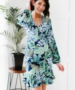 Trendsi Apparel Resort Ruffle Hem Dress