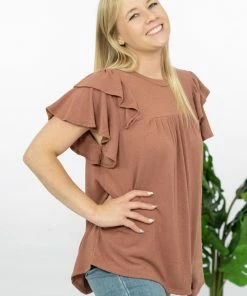 Trendsi Apparel Here We Go Flutter Sleeve Blouse 23 Trendsi Apparel Here We Go Flutter Sleeve Blouse