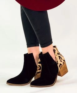 Apparel Naughty Monkey Camilyn Bootie In Black