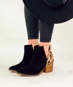 Apparel Naughty Monkey Camilyn Bootie In Black