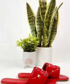 Qupid Castel Slide In Red