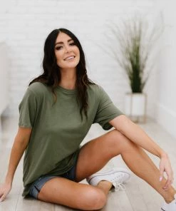 Trendsi Apparel Rollercoaster Vibes Tee In Ash Olive 19 Trendsi Apparel Rollercoaster Vibes Tee In Ash Olive