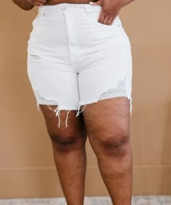 Trendsi RISEN Millie Mid-Length Distressed Shorts (GHG-S, L) 13 Trendsi RISEN Millie Mid-Length Distressed Shorts (GHG-S, L)