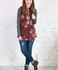 Chris & Carol Kennedy Flower Print Pullover