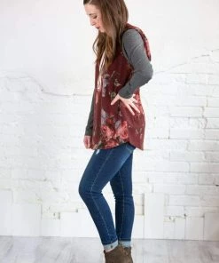 Chris & Carol Kennedy Flower Print Pullover