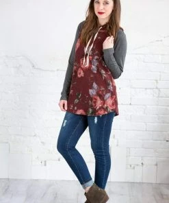 Chris & Carol Kennedy Flower Print Pullover