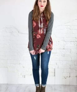 Chris & Carol Kennedy Flower Print Pullover