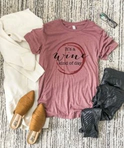 Costa Threads Wine Kind Of Day Tee (Mauve Or Oatmeal)