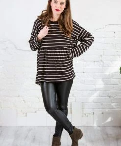 Cotton Bleu Midnight Black Babydoll Blouse Apparel