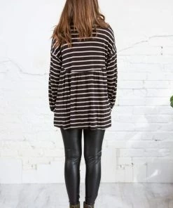 Cotton Bleu Midnight Black Babydoll Blouse Apparel