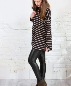 Cotton Bleu Midnight Black Babydoll Blouse Apparel