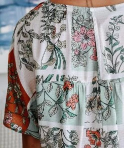 Cotton Bleu Northern Run Floral Blouse