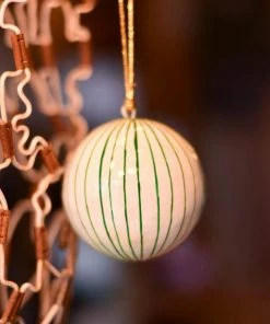 Creative Coop Lifestyle + Home Paper Mache Ornaments (4 Styles Available)