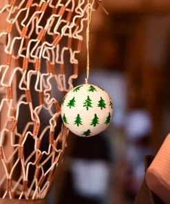 Creative Coop Lifestyle + Home Paper Mache Ornaments (4 Styles Available)