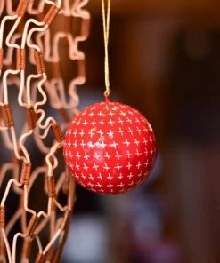 Creative Coop Lifestyle + Home Paper Mache Ornaments (4 Styles Available)