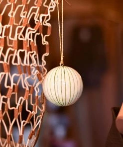 Creative Coop Lifestyle + Home Paper Mache Ornaments (4 Styles Available)