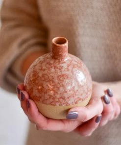 Creative Coop Lifestyle + Home Stoneware Vase
