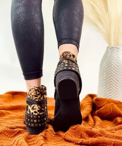 Naughty Monkey Crimson Bootie In Black Apparel