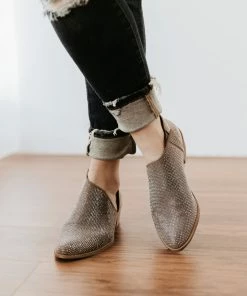 Very G Crystal Shoes In Taupe