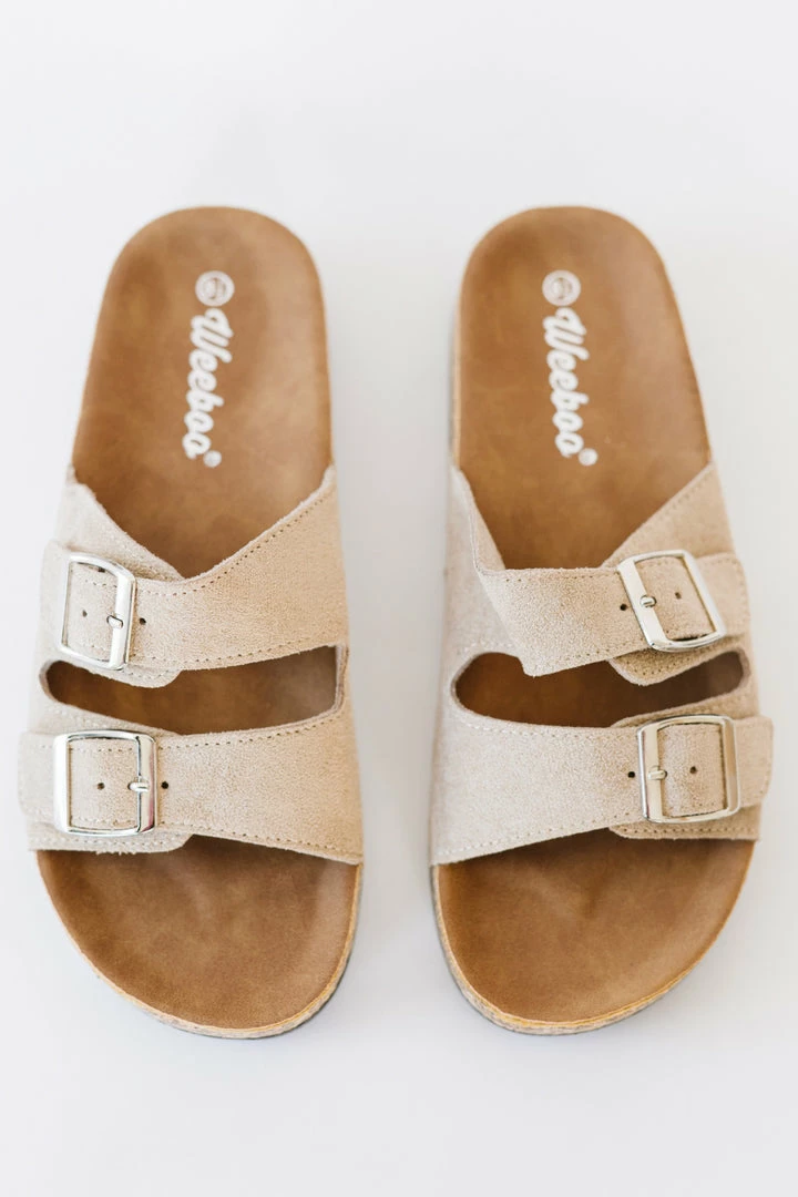 Trendsi Walk With Me Buckled Soft Footbed Sandals In Taupe 5 Trendsi Walk With Me Buckled Soft Footbed Sandals In Taupe