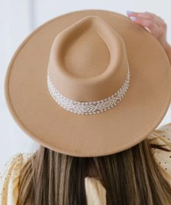 Trendsi Life Is Good Geometric Print Fedora