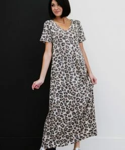 Trendsi Born To Be Wild Leopard Print Maxi Dress