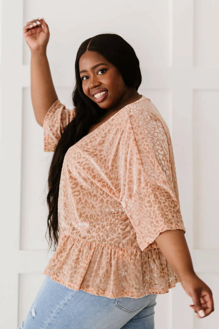 Trendsi Apparel Cheers To You Leopard Burnout Top 5 Trendsi Apparel Cheers To You Leopard Burnout Top