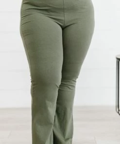 Trendsi Keep It Up Flare Yoga Pants In Light Olive 16 Trendsi Keep It Up Flare Yoga Pants In Light Olive