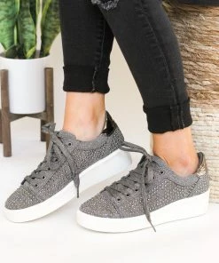 Not Rated Diva Sneaker In Pewter