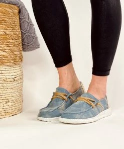 Apparel Gypsy Jazz Dolly Sneakers In Denim