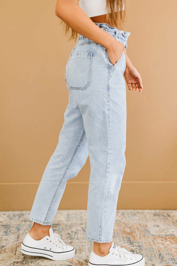 Trendsi Megan Paperbag Waist Barrel Jean Apparel 7 Trendsi Megan Paperbag Waist Barrel Jean Apparel