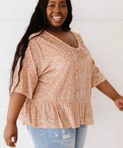 Trendsi Apparel Cheers To You Leopard Burnout Top